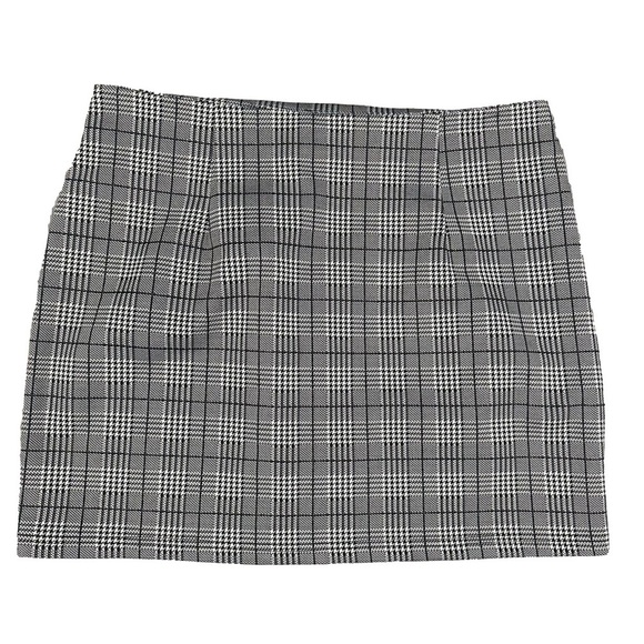 NWT Plaid Pencil Skirt XL Mini DarkAcademia Clueless Office Siren CorpCore Sexy - Picture 1 of 5